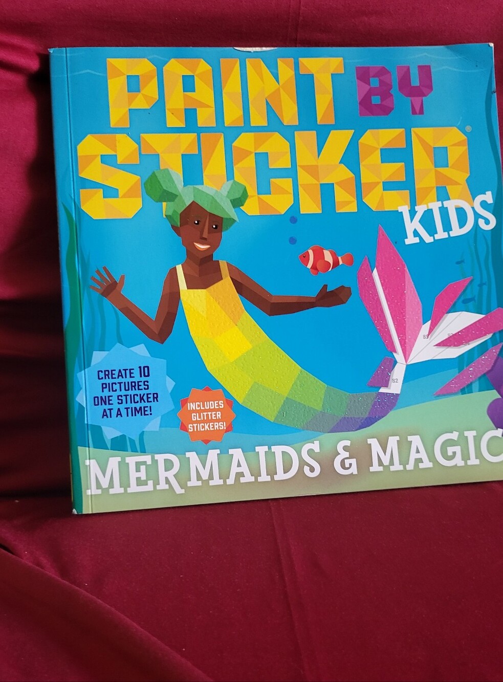 Paint by Sticker Kids Mermaids & Magic Activity Book Workman Publishing
